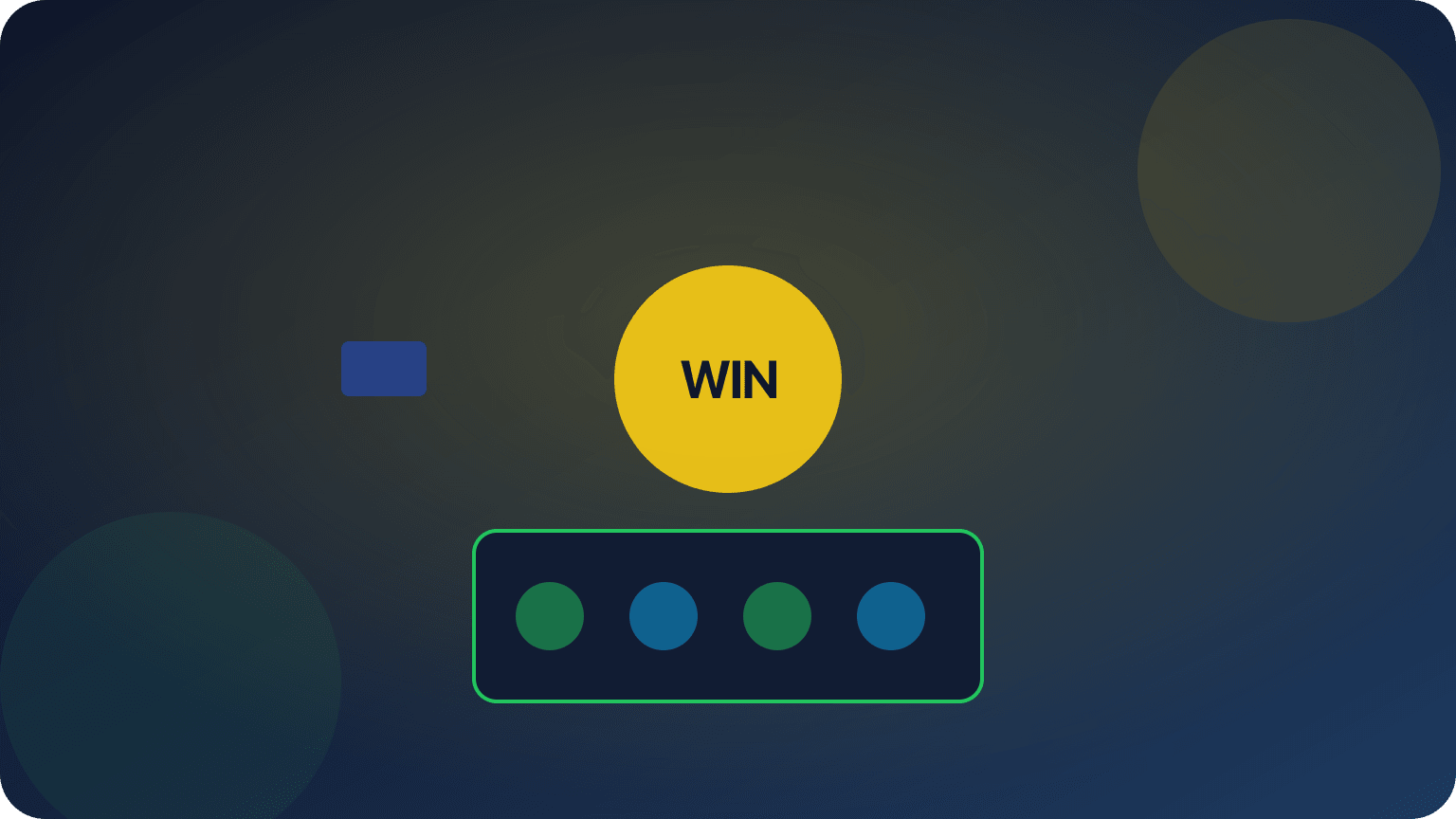Illustration of a winning lottery ticket and pool members reviewing next steps